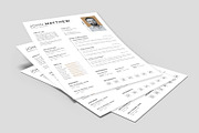 Minimalist two Pages Resume, a Resume Template by Abdul Studio (Thumbnail 5 of 5)