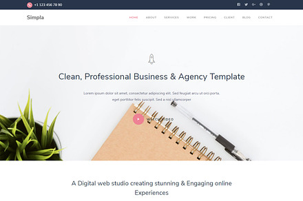 Simpla - Business & Agency Template