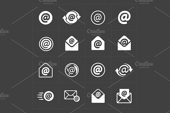 Vector E Mail Icons
