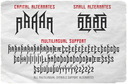 Old Forester Vintage Label Font, a Blackletter Font by JumboDesign (Thumbnail 5 of 6)