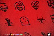 Zombie icons, an Icon by NAS (Thumbnail 2 of 2)
