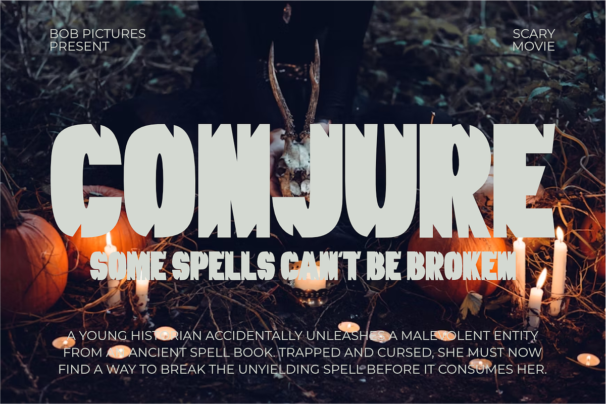 Witch Haunted - Halloween Display, a Sans Serif Font by Pian45 Studio (Photo 8 of 8)