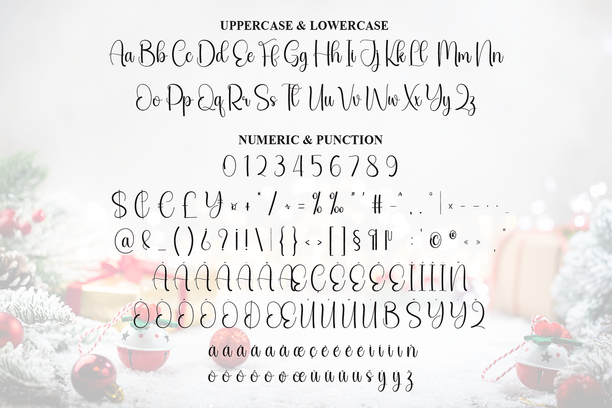 Christmas | Script Font, a Handwritten Font by Scratchones (Photo 7 of 9)