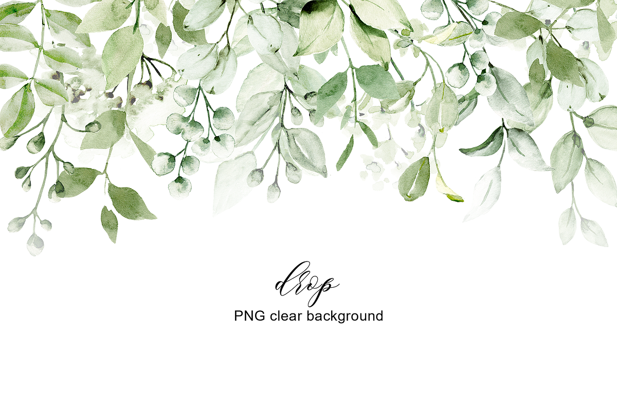 Leaves clipart set, Alphabet png., an Invitation Template by Larisa Maslova (Photo 2 of 13)