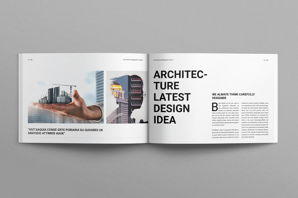 Architecture Magazine Landscape, a Magazine Template by E-Type (Photo 4 of 7)