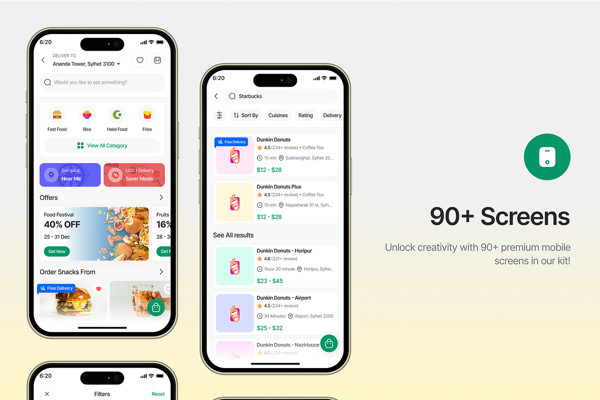 GoHive - Multiservice App UI KIT preview 6