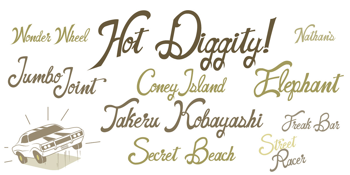 Dubliners, a Script Font by Frost Foundry (Photo 7 of 10)