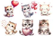 Valentine's day cat Clipart, an Illustration by Designworld (Thumbnail 3 of 4)