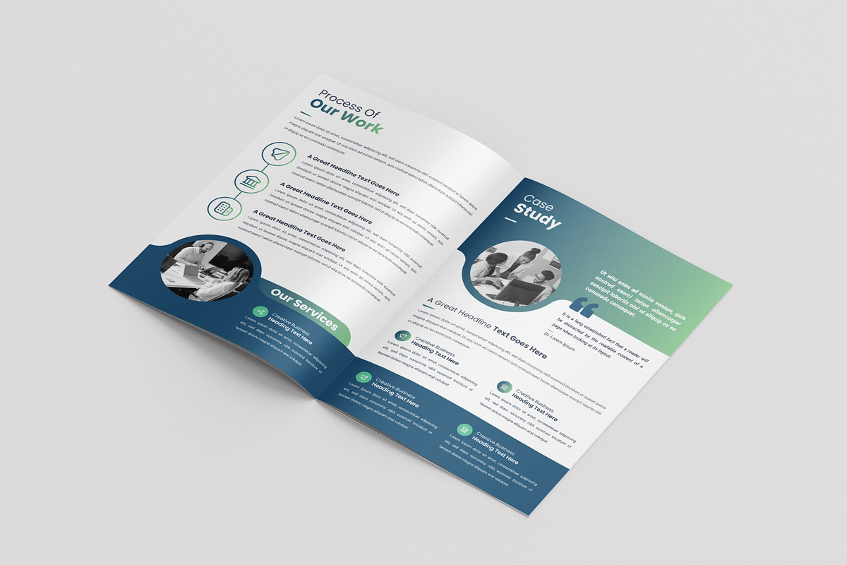 Business Magazine Brochure Template, a Brochure Template by zahidhossainalif (Photo 6 of 7)