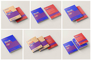 Book Cover Mockup Set, a Books & Magazine Mockup by mockupatelier (Thumbnail 2 of 9)