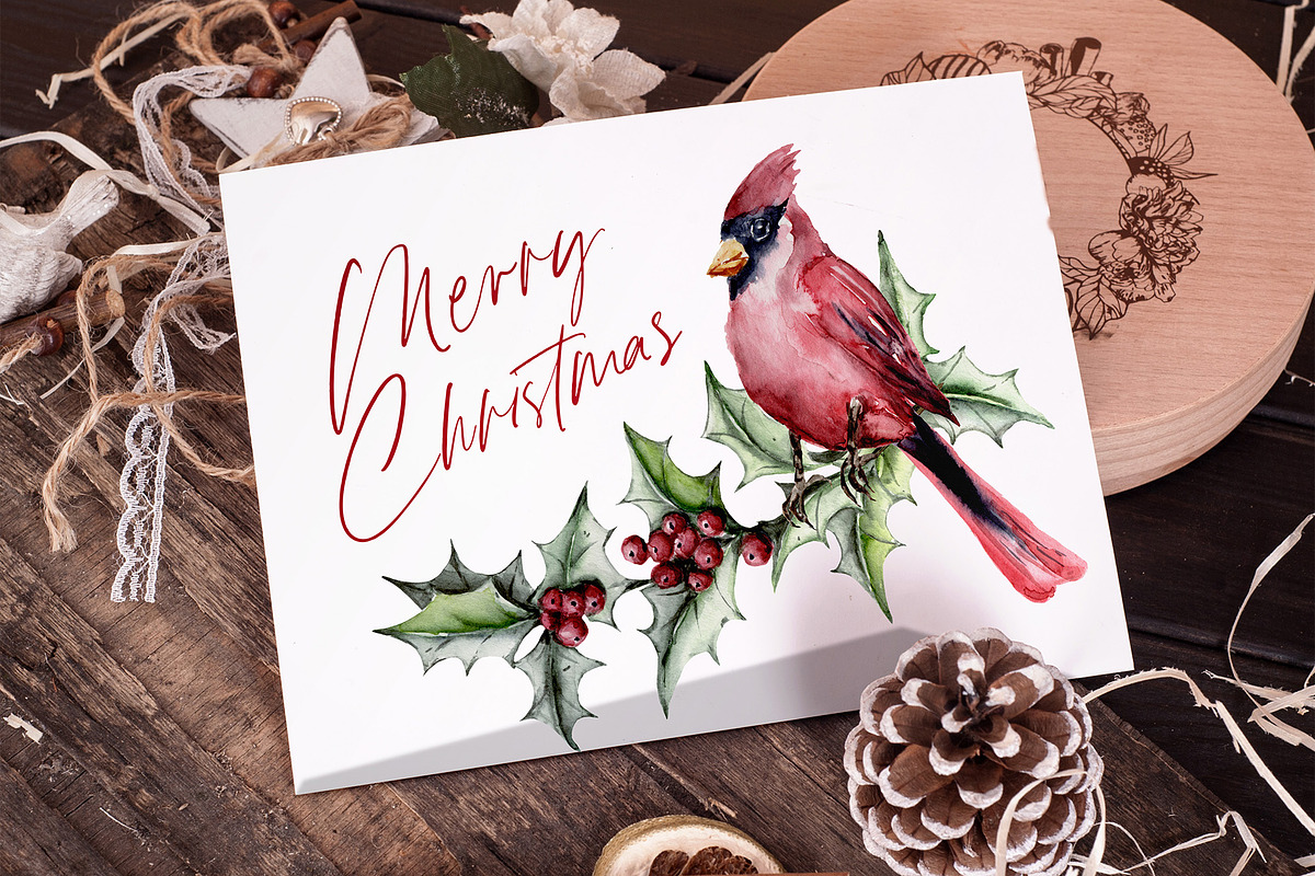 Christmas watercolor, PNG files, an Illustration by Larisa Maslova (Photo 10 of 10)