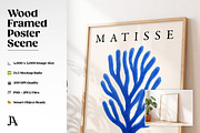 Wood Framed Poster 2x3 PSD Mockup, a Household Mockup by Julian Adams (Thumbnail 2 of 3)