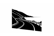 Coastal Curved Roadscape Bundle, a Graphic by musafir_fashion (Thumbnail 4 of 14)