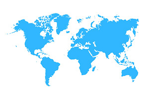 Vector world map