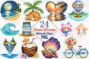 Summer Dreaming Clipart, an Illustration by RobertsArt (Thumbnail 1 of 7)