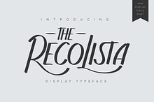 The Recolista | Display Typeface