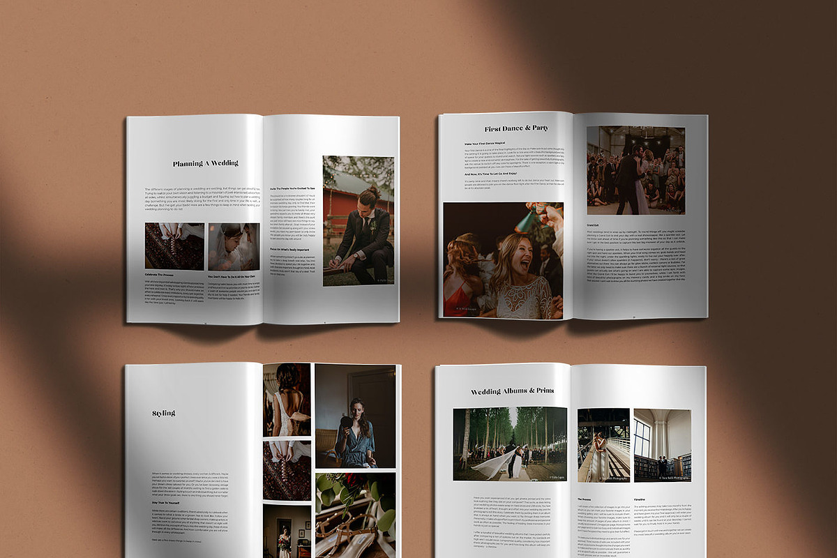 Wedding Guide Template - Minimalist, a Magazine Template by Dirtyboots (Photo 4 of 7)