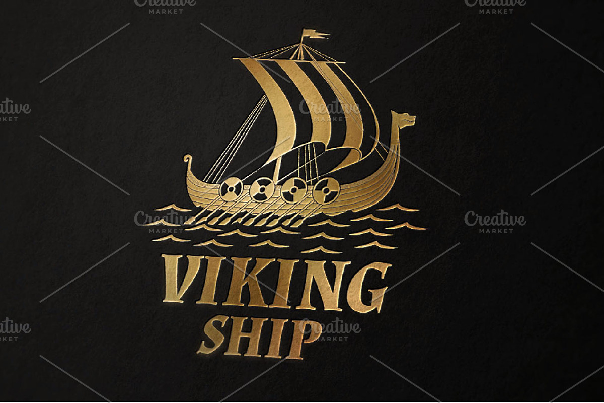 12 Viking logos, a Branding & Logo Template by sivVector (Photo 5 of 5)