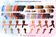 Best Mom Clipart, Mom with babies, a Person Illustration by ArtedeCatrin (Thumbnail 3 of 10)