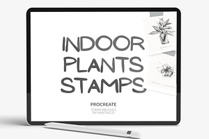 Procreate Brushes 27 Indoor plants