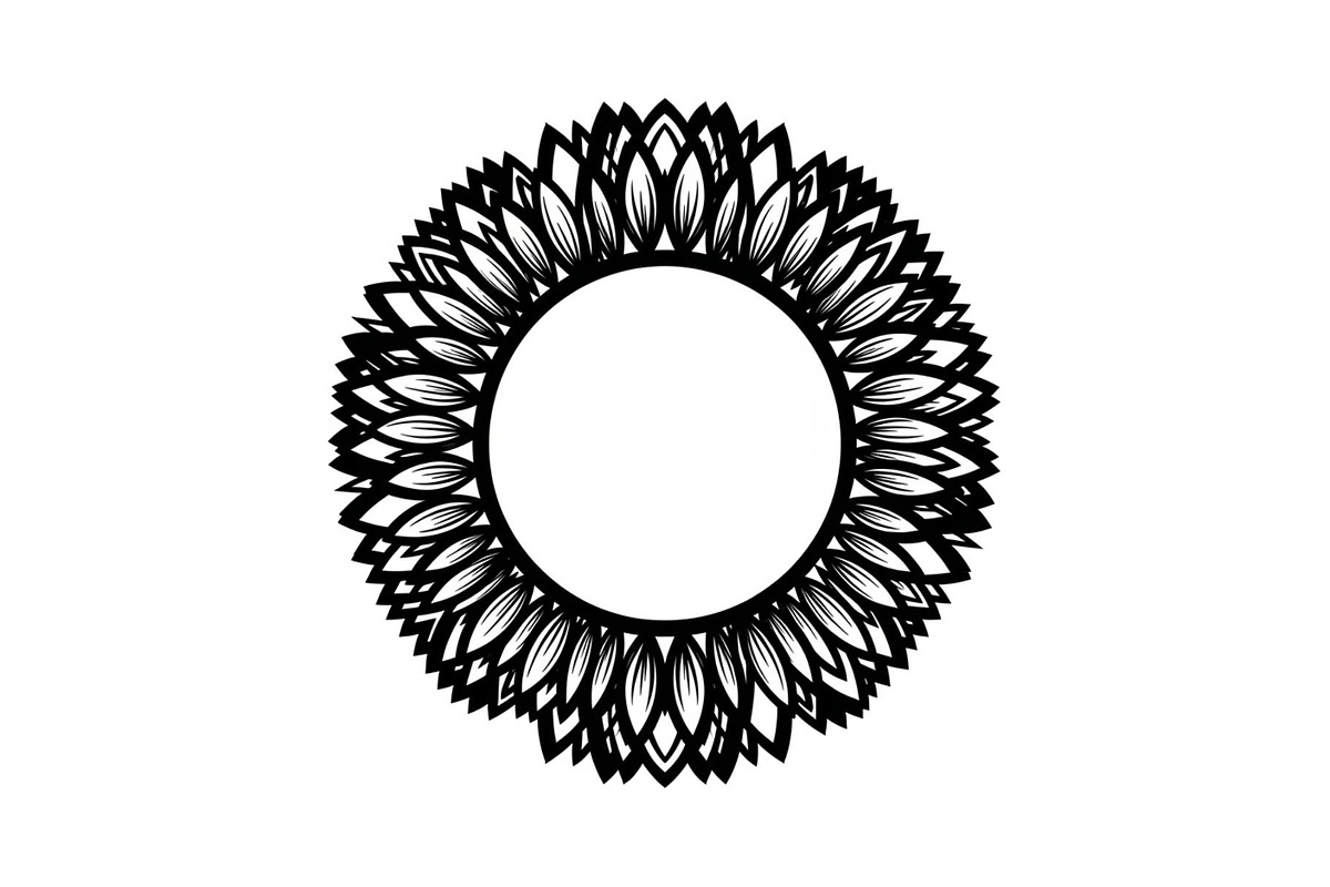 Floral Mandala Circle Frame Bundle, an Illustration by Gaye Art (Photo 28 of 51)