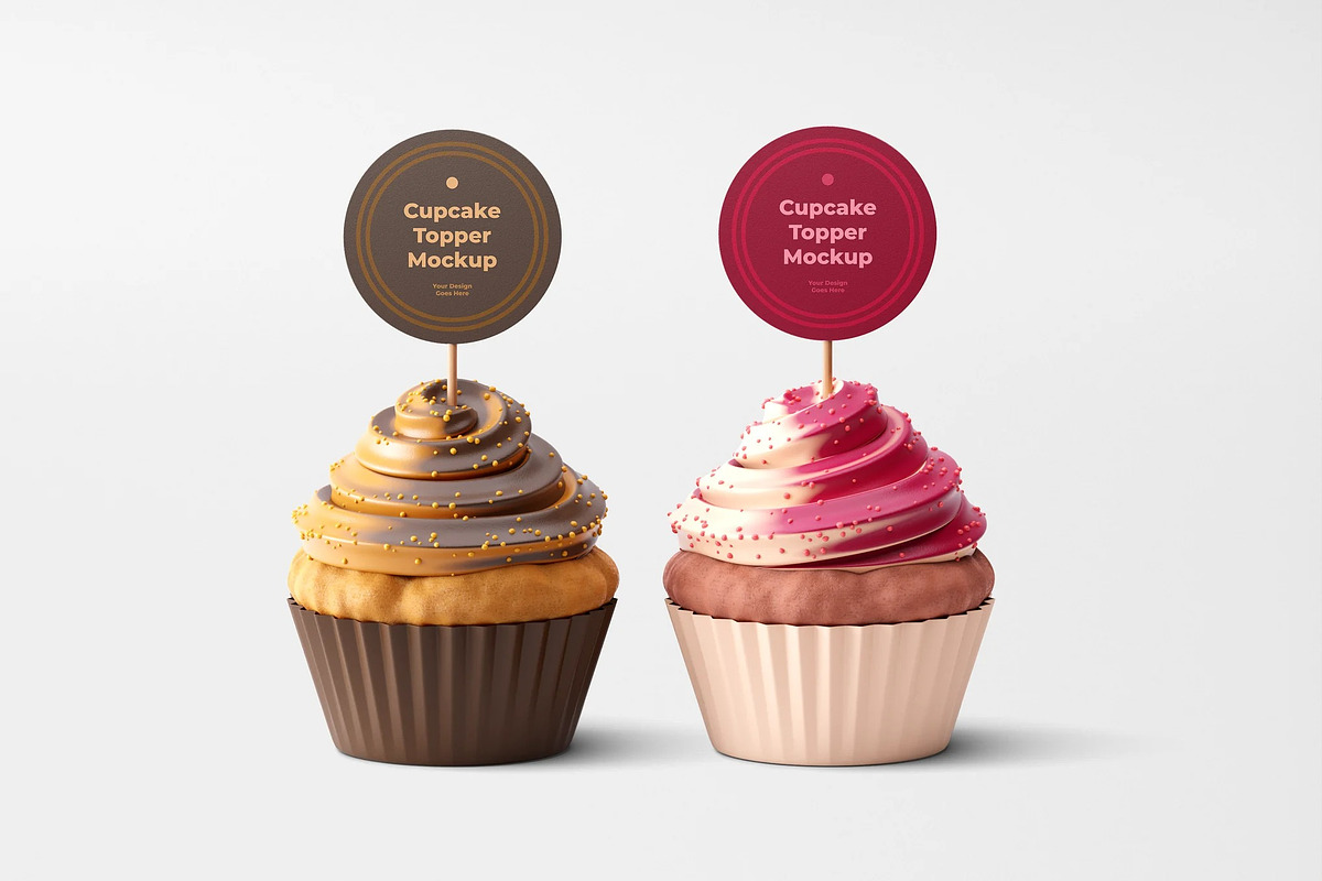 Cupcake Mockup, a Product Mockup by zpackcreative (Photo 1 of 4)