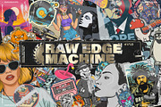 Raw Edge Sticker Poster Machine, an Action Add-On by bangingjoints (Thumbnail 1 of 8)