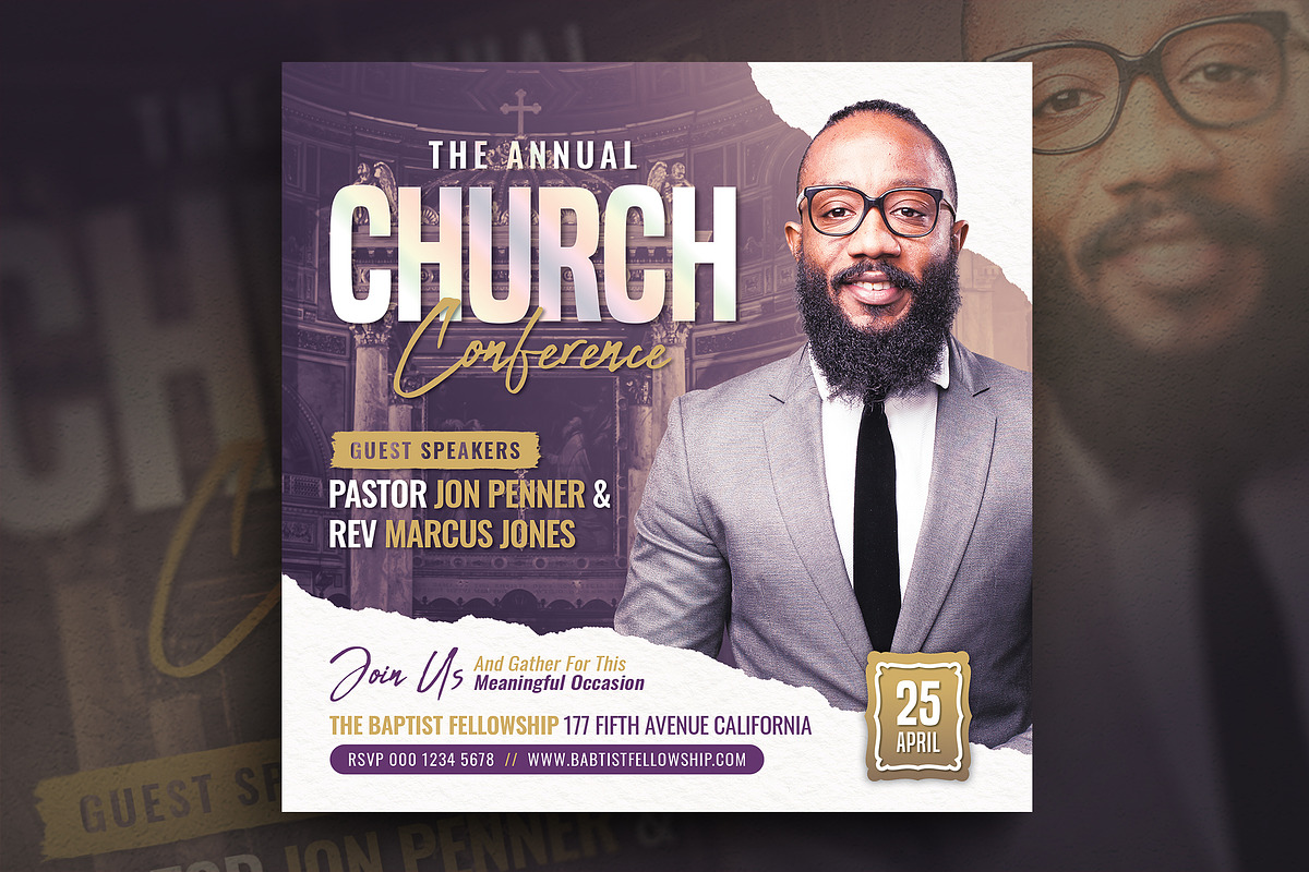 Church Flyer Template, a Flyer Template by Verazo (Photo 1 of 2)
