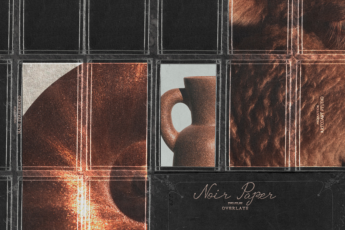 Noir Paper Overlays, a Texture Graphic by nadispasibenko (Photo 4 of 9)