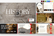 History Class Presentation Template, a Presentation Template by BrandPacks (Thumbnail 1 of 7)