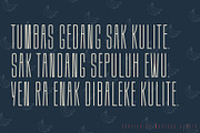 Karope SX - Condensed Font, a Sans Serif Font by Morisco (Thumbnail 2 of 7)
