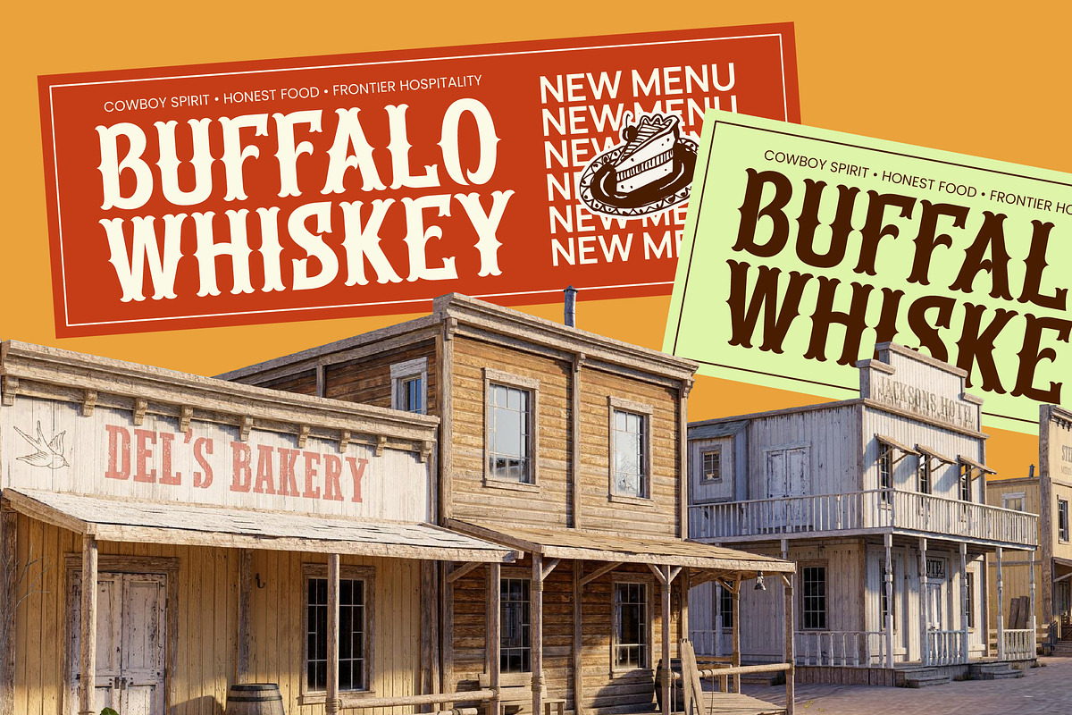 Bechon Spurs Special Vintage Display, a Slab Serif Font by timelesstype.co (Photo 14 of 15)
