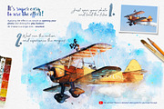 Aquarelle Watercolor PS Action, an Action Add-On by IndWorks Design (Thumbnail 3 of 12)