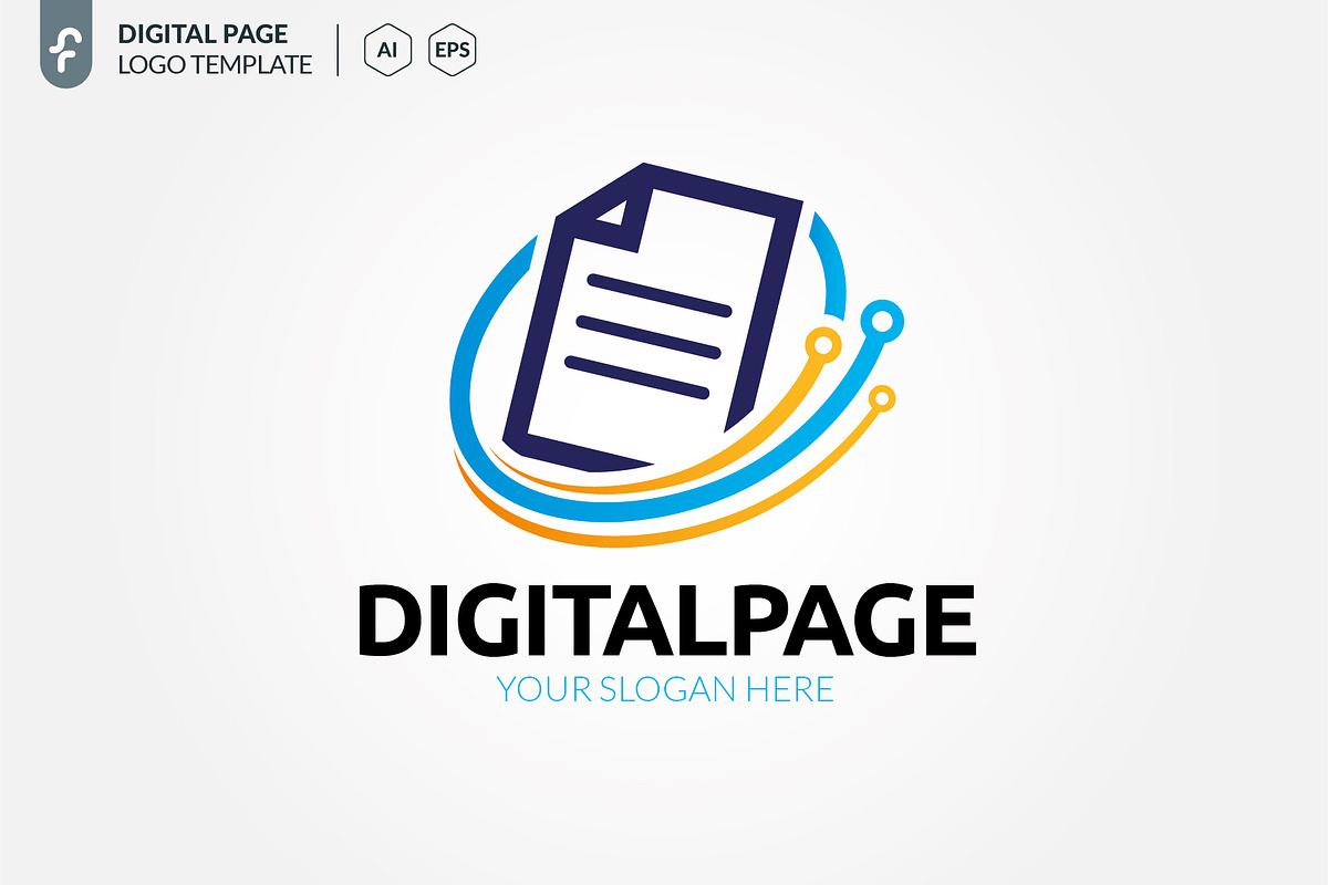 Digital Page Logo, a Branding & Logo Template by ft.studio | Creative ...