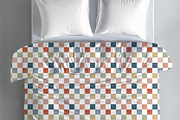 Serene Pastel Grid Seamless Pattern, a Pattern Graphic by OwlAndFern (Thumbnail 4 of 11)