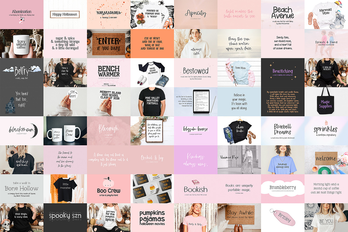 Handlettered Font Bundle, Volume 2, a Handwritten Font by Beck McCormick (Photo 2 of 15)