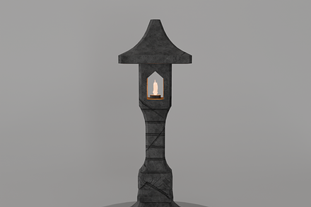 Low Poly Monument Game Asset 3D Mode, a 3D by makart25