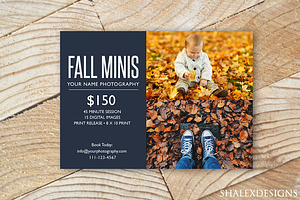Fall Minis Sessions Template