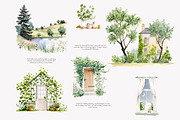 France with this French Countryside, a Decorative Illustration by Patishop Art (Thumbnail 5 of 10)