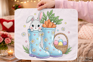 Easter Cowboy Boots PNG, an Illustration by Canvas Craft