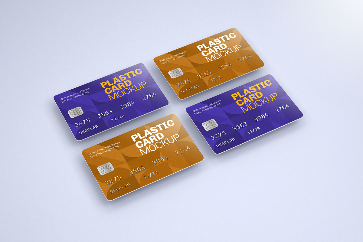 Plastic Card Mockup | Credit Card, a Print Template by Deeplab (Photo 16 of 26)