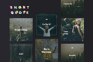 Instagram Short Quote Banner