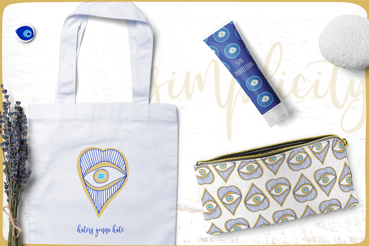 Evil Eye Illustrations + Patterns, an Illustration by Youandigraphics (Photo 3 of 13)