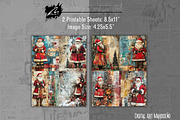 Cute Xmas Santa Claus Journal Pages, a Person Illustration by Digital Art Mahdiseño (Thumbnail 7 of 10)