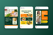 Food Market Instagram Post, a Social Media Template by Annora Studio (Thumbnail 3 of 6)