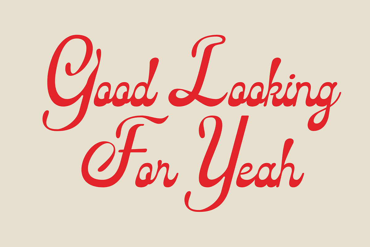 Guffaw - Classic Script Font, a Script Font by Marvadesign (Photo 3 of 9)
