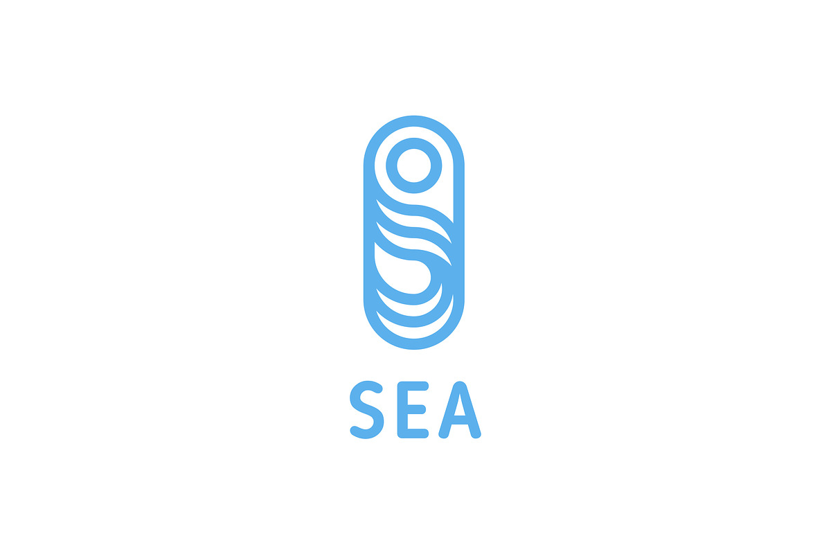 Sea S Letter Logo, a Branding & Logo Template by Last Spark (Photo 1 of 6)