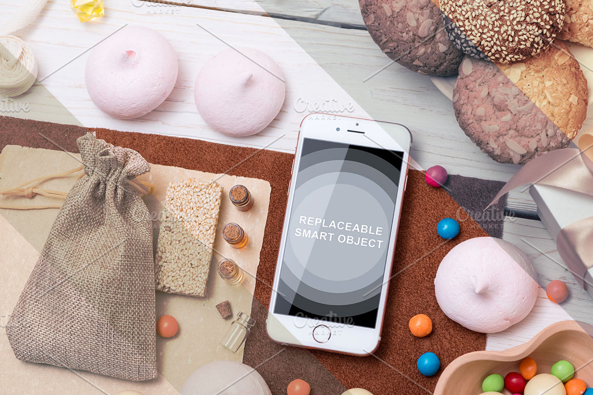 iPhone 6s Mock-Up, an iPhone Mockup by mockupgeek (Photo 2 of 3)