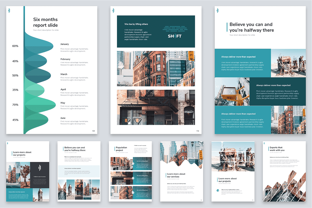 Shift Powerpoint Template - US & A4, a Presentation Template by Reshapely (Photo 19 of 25)