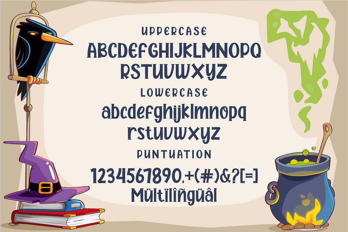 Halloween Day's Display Font, a Handwritten Font by Graphicxell (Photo 5 of 5)
